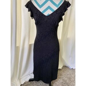 Cocktail Embroidered Little Black Dress